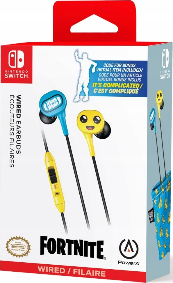 PowerA Switch Drátová sluchátka Fortnite Peely DLC It's Complicated