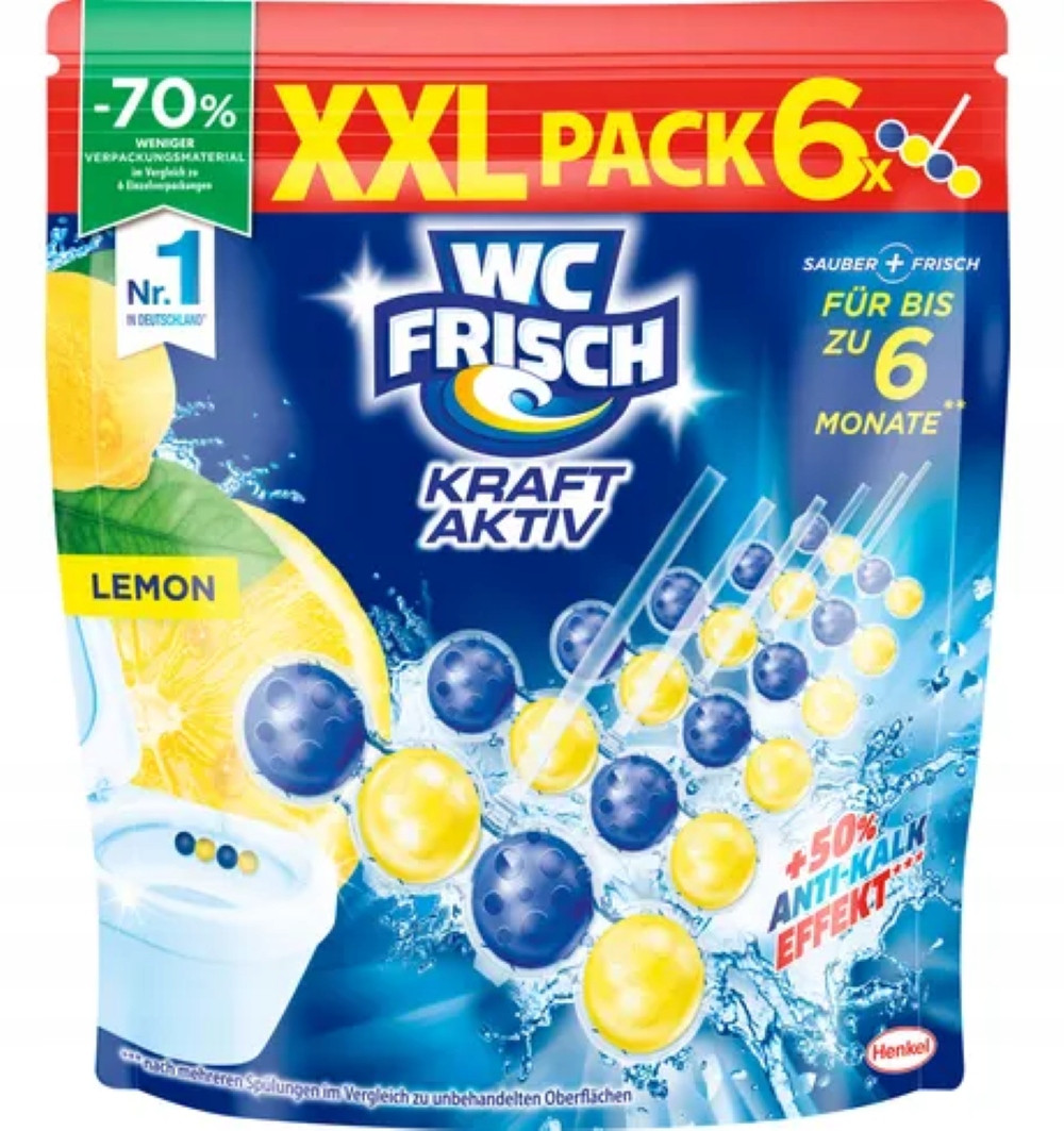 Wc Frisch Wc přívěsek 6x50g Lemon De