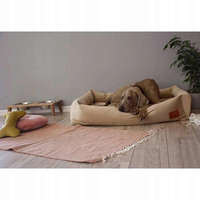pelíšek ortopedické pro psa Cuddle Expressive (Granátové Ross, XL