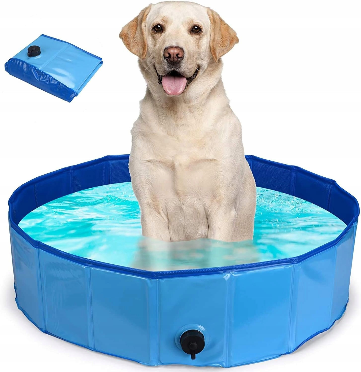 Bazén Pro Psa XL Zvířat Skládací Lehký Silný 120x30cm
