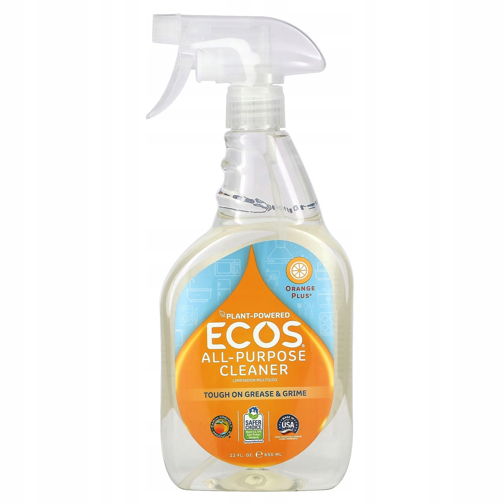 Earth Friendly Products, Univerzální čistič, Pomeranč Plus, 22