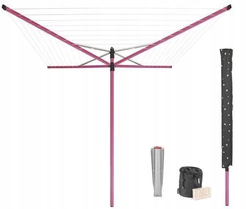 Brabantia Nástavec na sušičku Lift-O-Matic 50 m, růžová, příslušenství