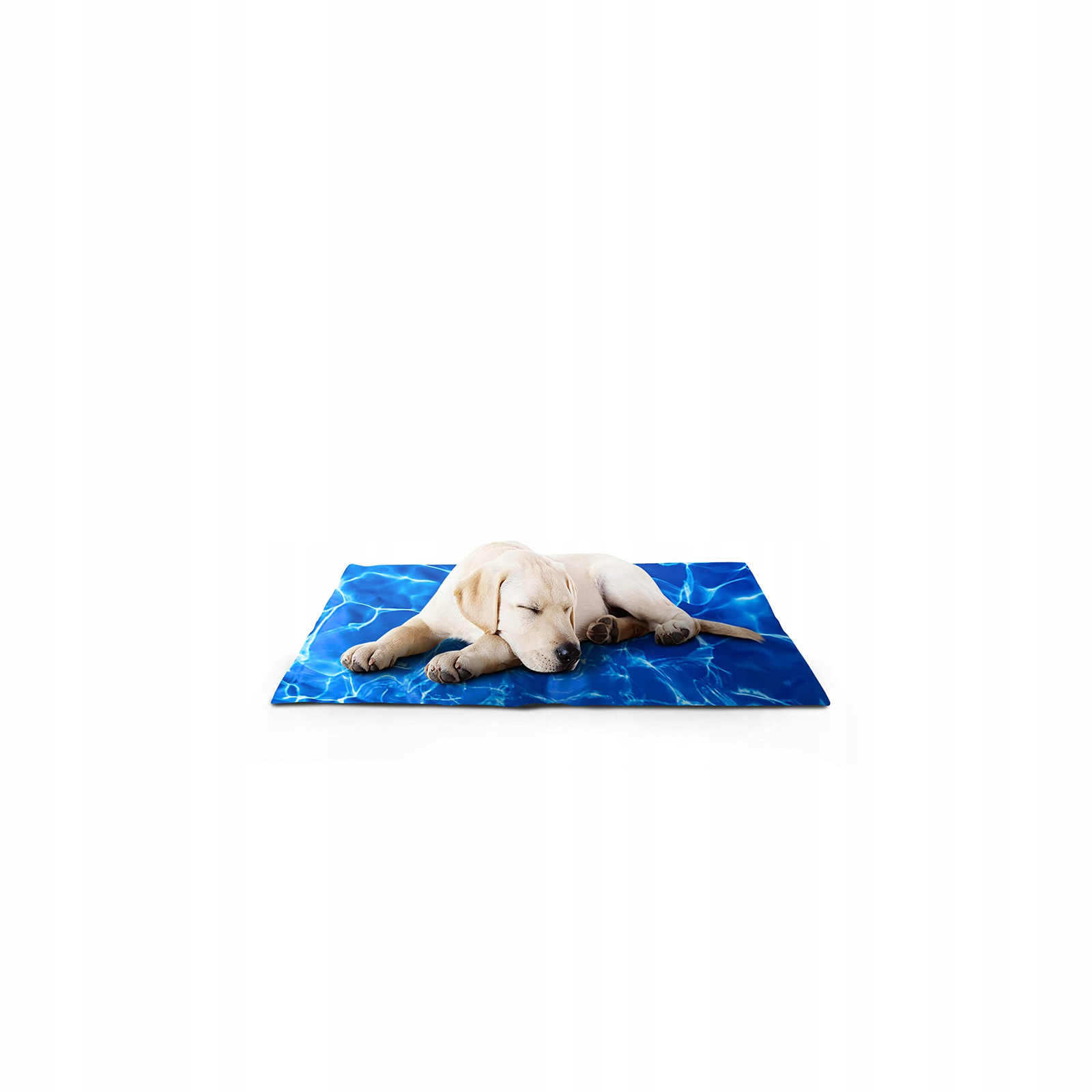 Podložka pro psa chladivá (50 x 90 cm) odstíny modré Mta