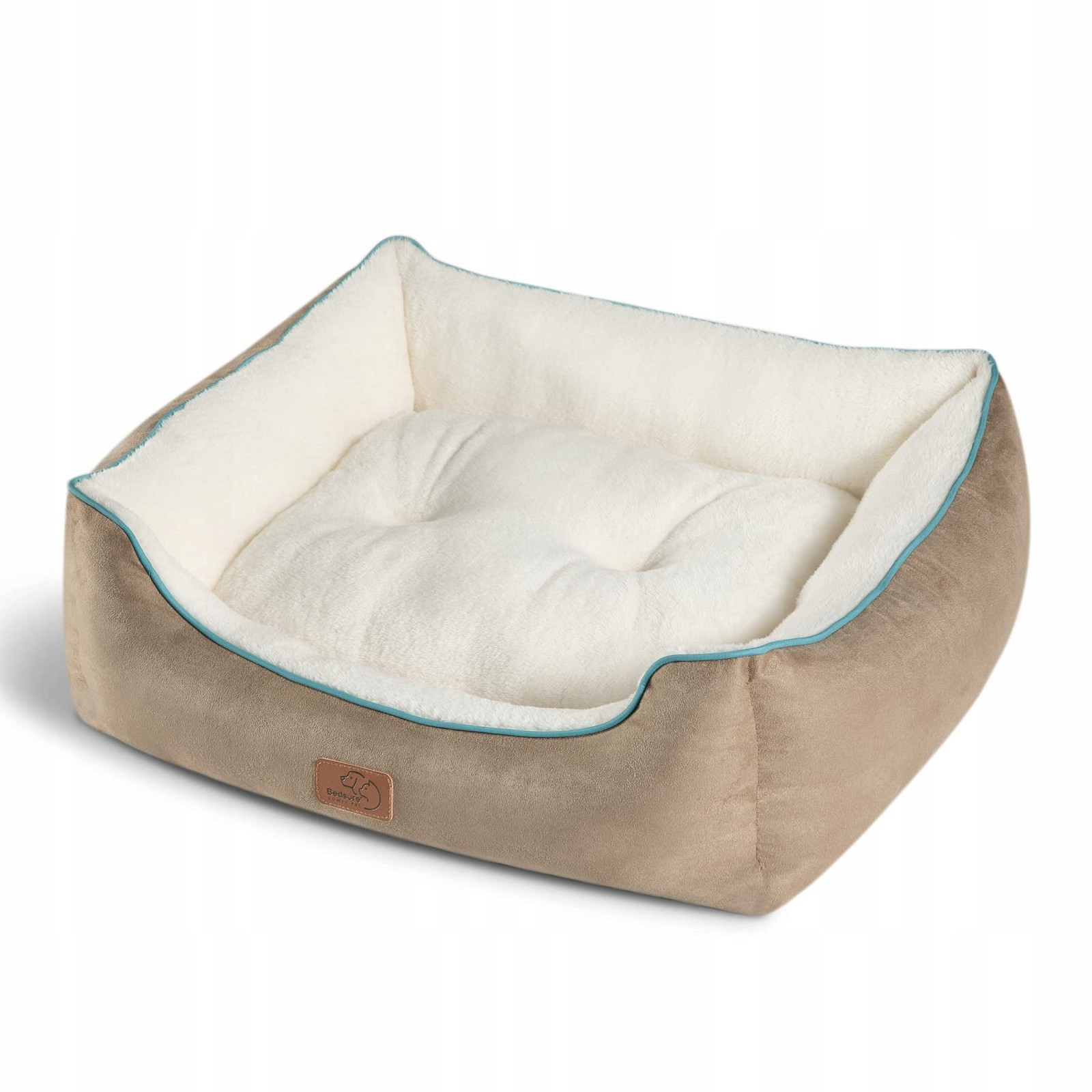 Postel pro kočky Bedsure Pro velké kočky 51x48x15cm Camel Barva Hnědá