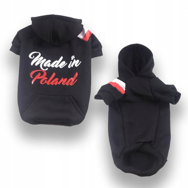 Mikina pro psa Made in Poland Černá 6XL