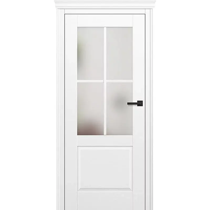 Bílé interiérové dveře Peonia 1 (UV Lak) - Výška 210 cm