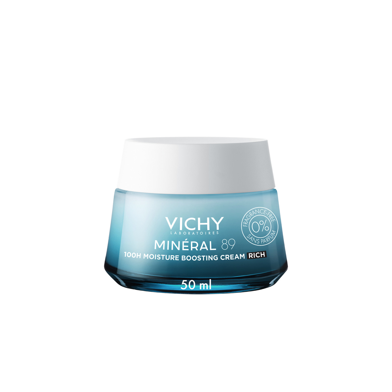 Vichy Mineral 89 100H Krém pro podporu hydratace s výživnou texturou 50 ml