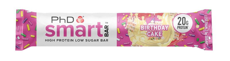 PhD Nutrition Smart Bar birthday cake 64 g
