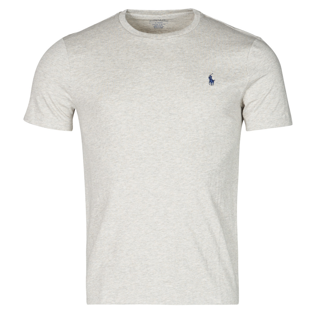 Polo Ralph Lauren  T-SHIRT AJUSTE COL ROND EN COTON LOGO PONY PLAYER  Šedá