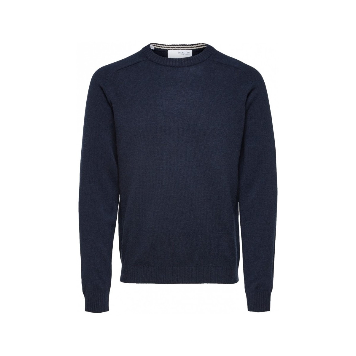 Selected  Wool Jumper New Coban -  Sky Captain Kelp  Modrá