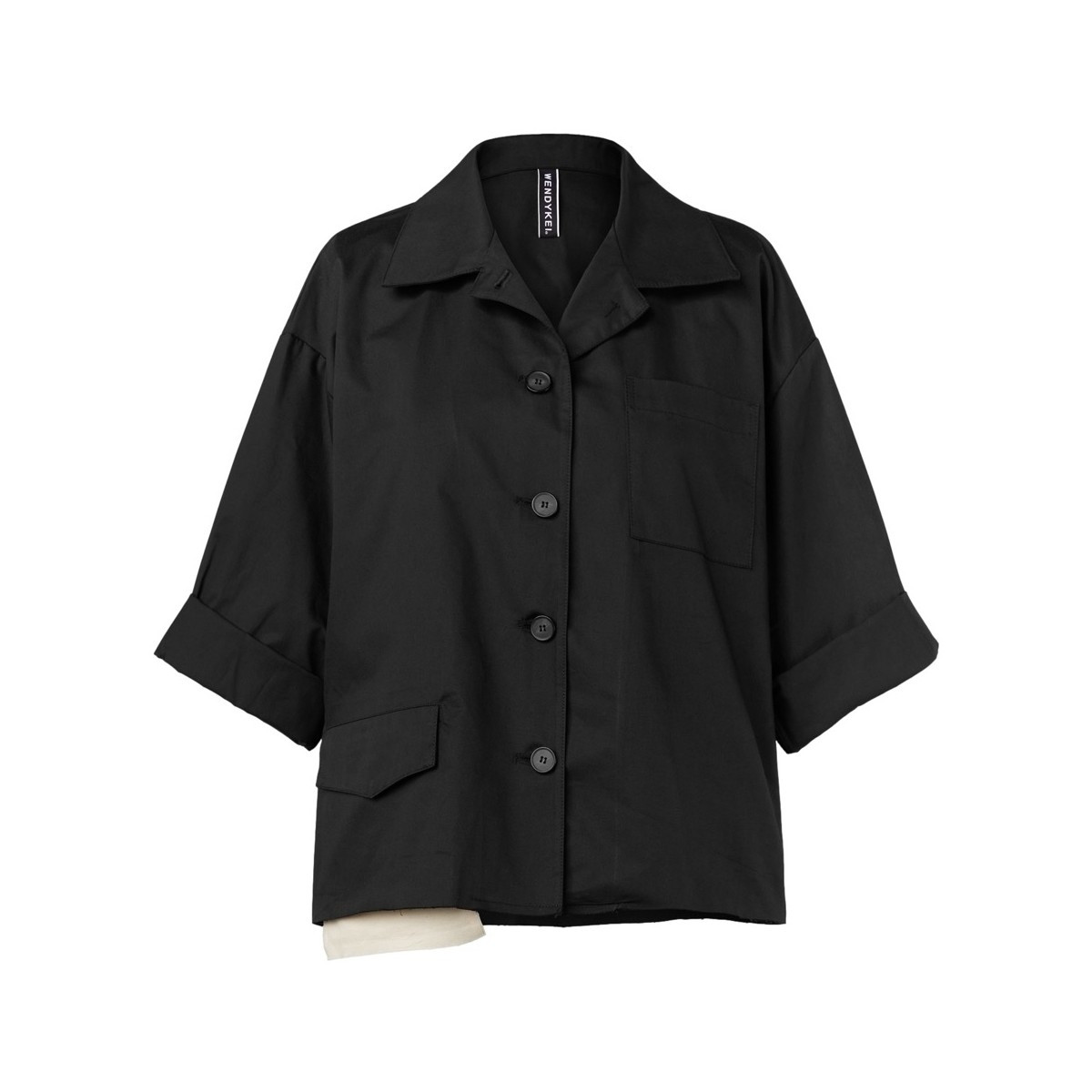 Wendy Trendy  Coat 221210 - Black  Černá