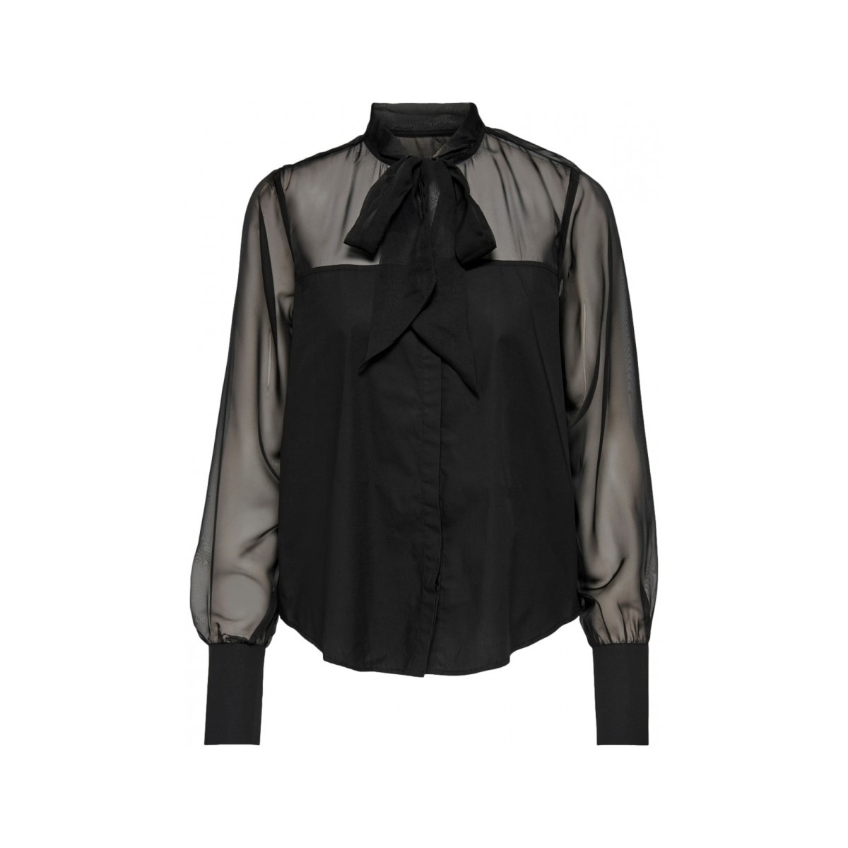 La Strada  shirt Costel L/S- Black  Černá