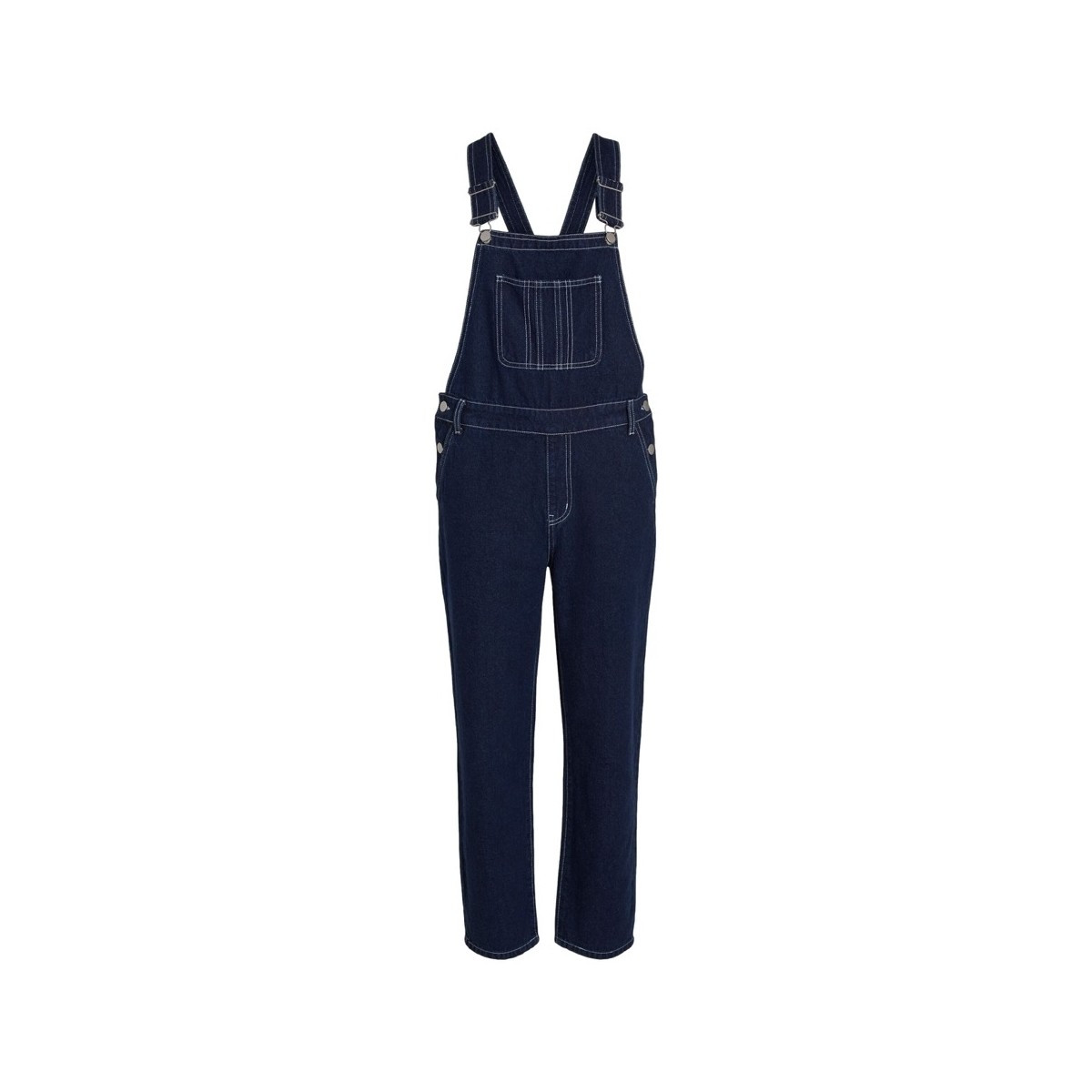 Vila  Overalls Katty Juli 7/8 - Dark Blue Denim  Modrá