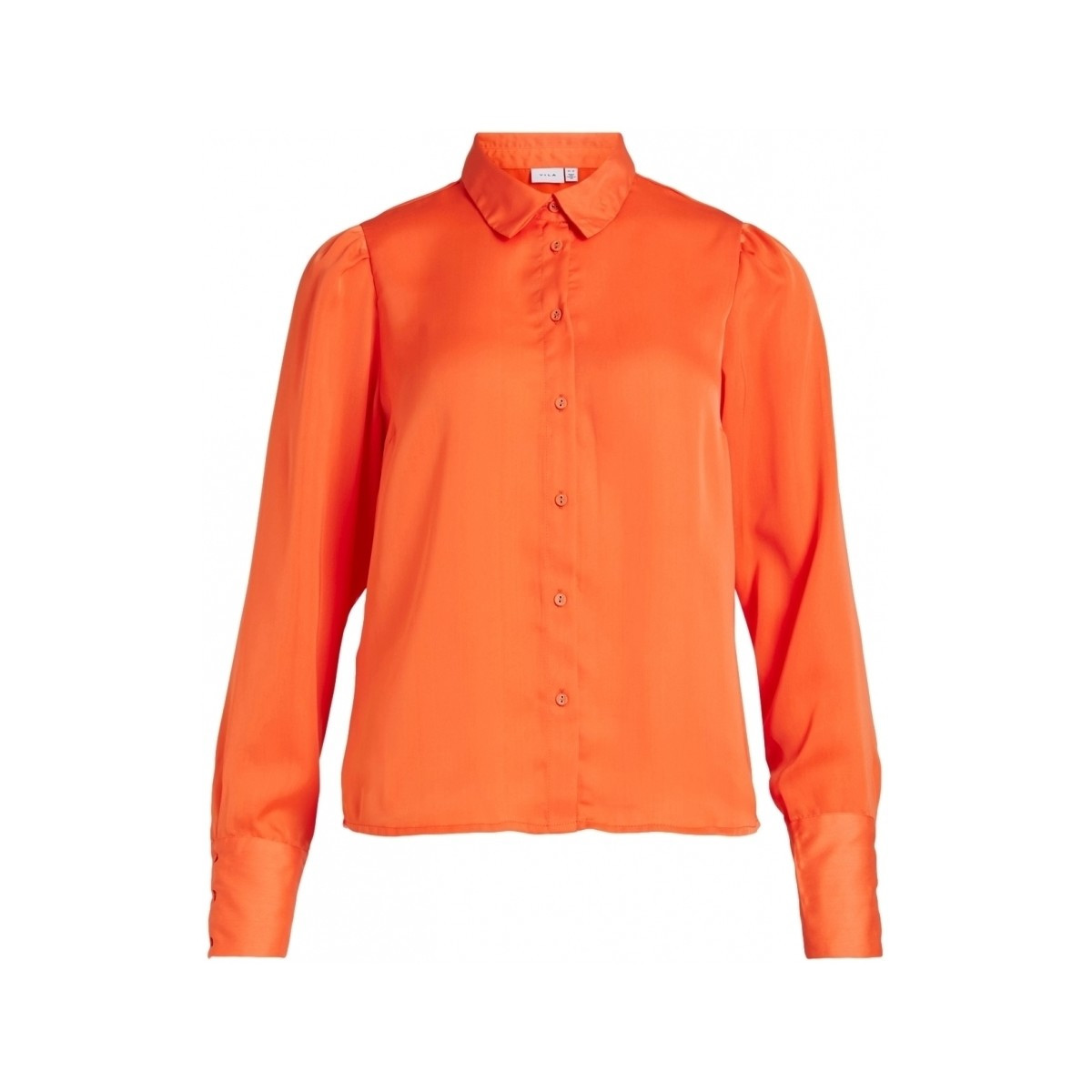 Vila  Shirt Renny L/S - Tigerlilly  Oranžová