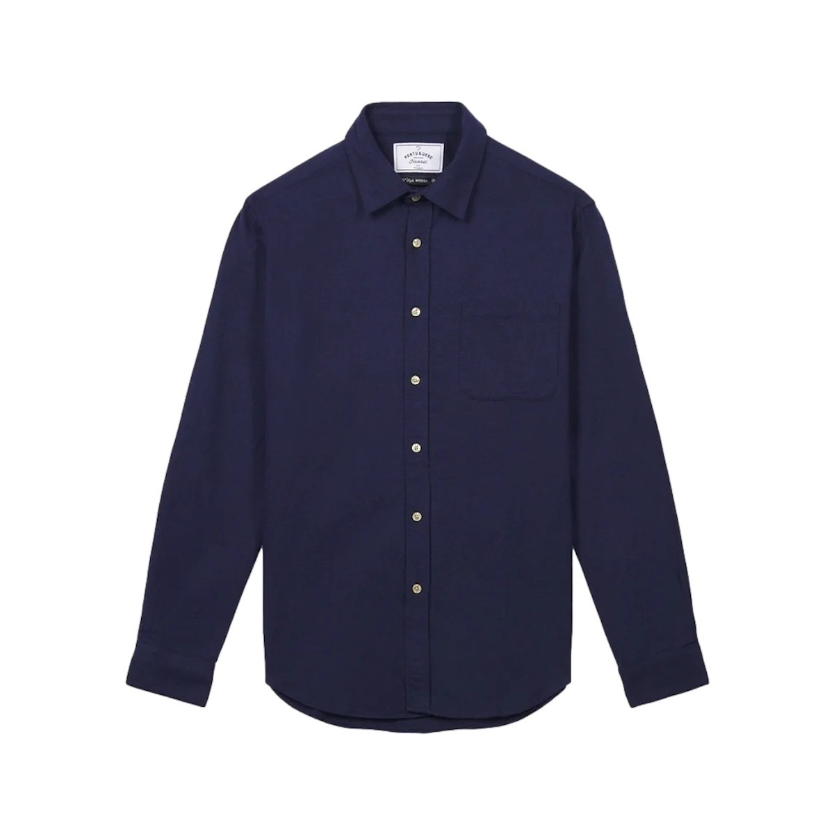 Portuguese Flannel  Teca Shirt - Navy  Modrá