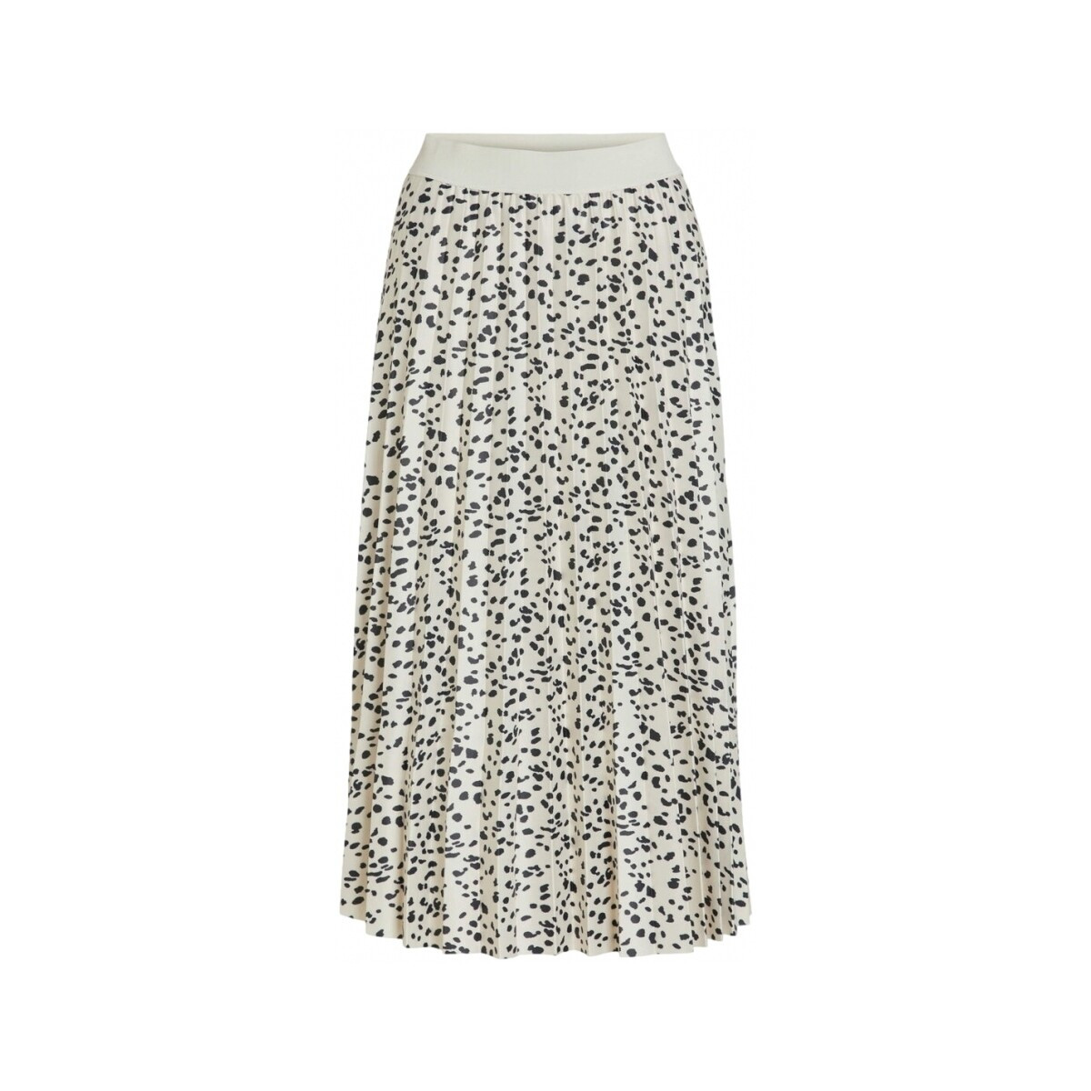 Vila  Noos Skirt Nitban - Birch  Bílá