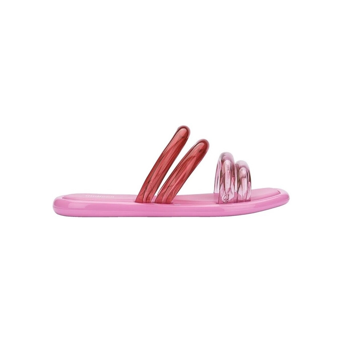 Melissa  Airbubble Slide - Pink/Pink Transp  Růžová