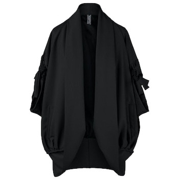 Wendy Trendy  Coat 110823 - Black  Černá
