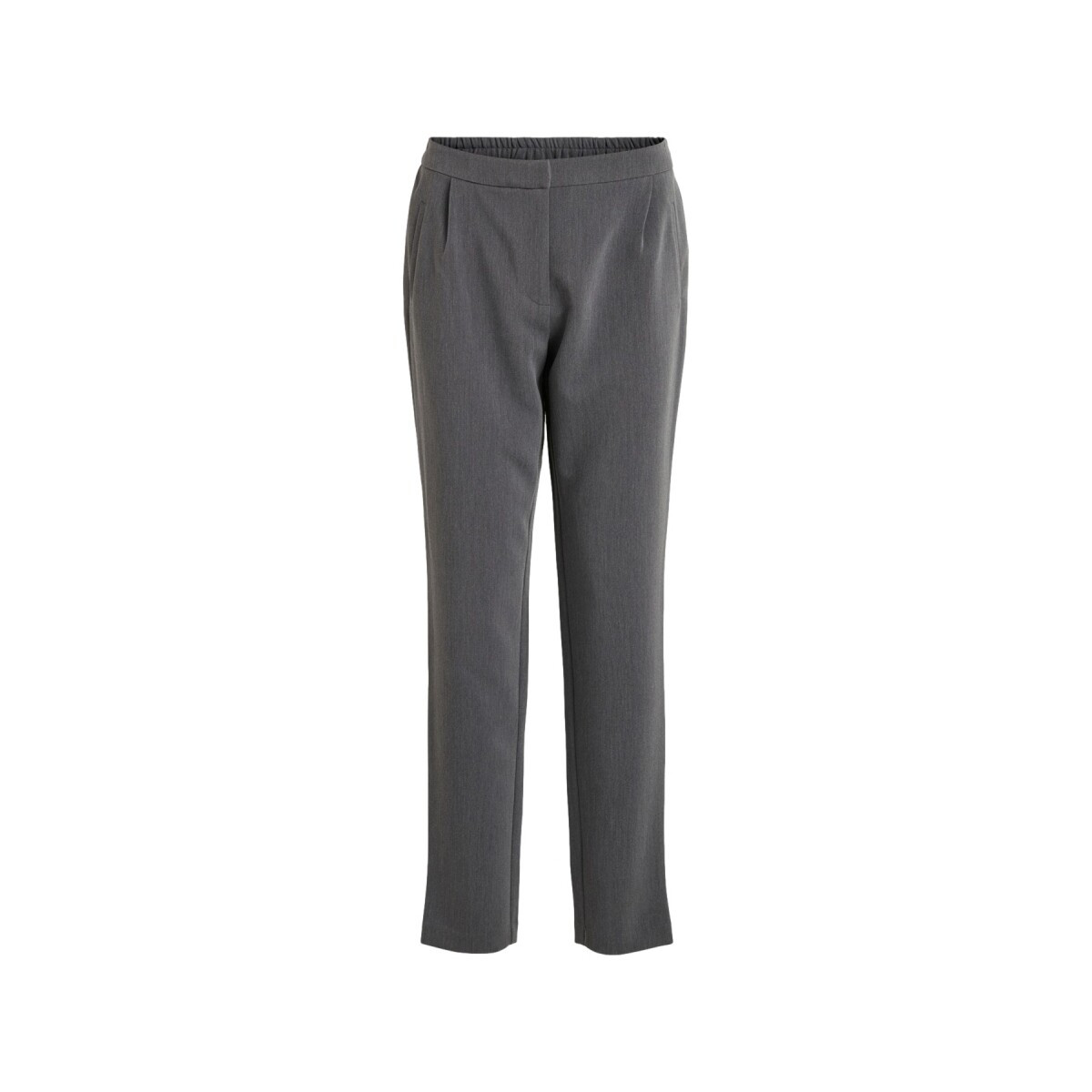 Vila  Piper Pants - Dark Grey Melange  Šedá