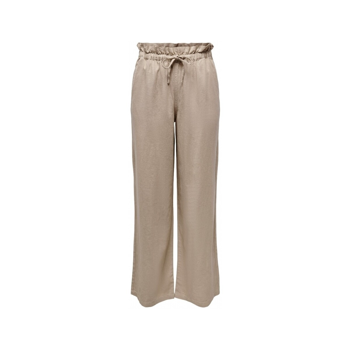Only  Pants Caro Wide  - Oxford Tan  Béžová