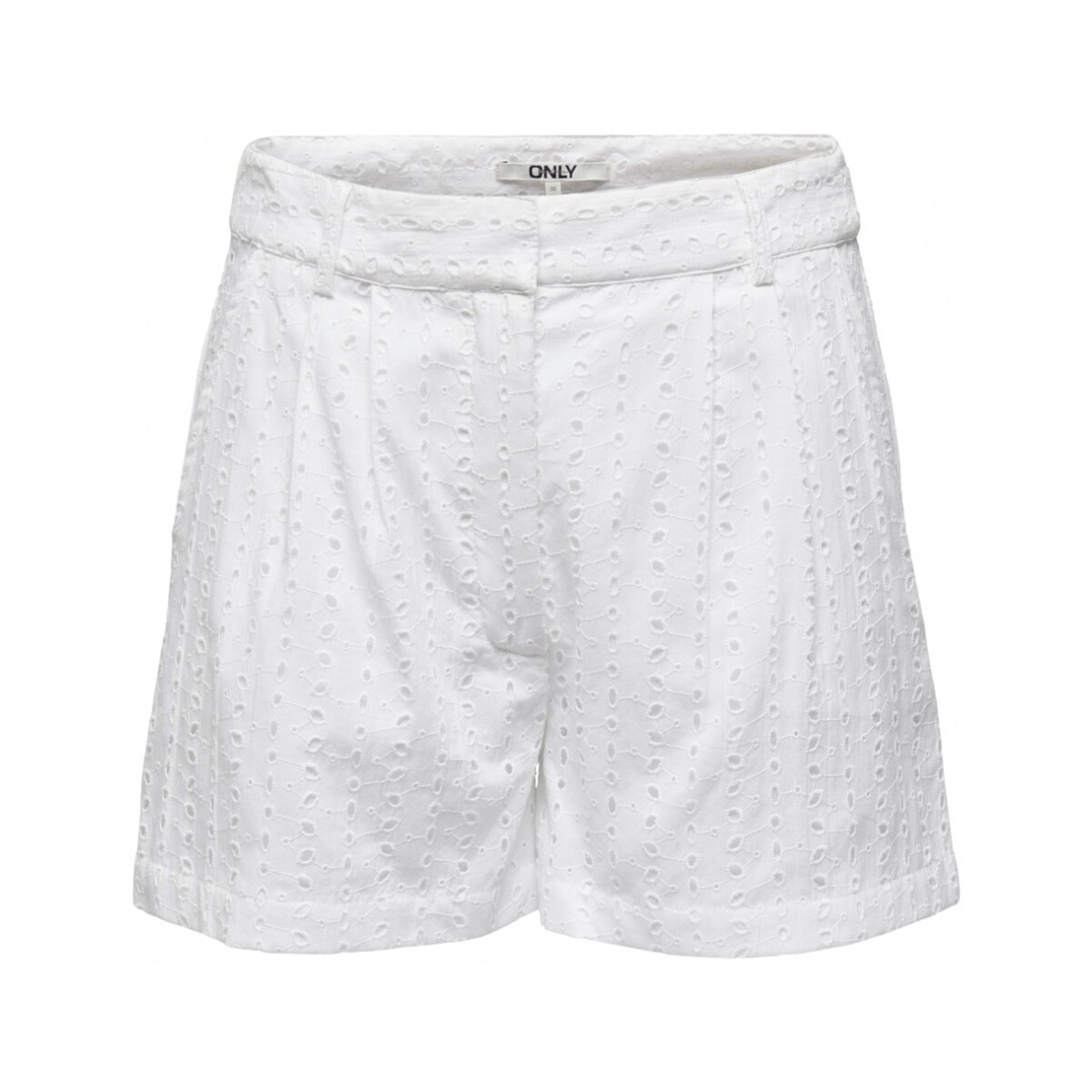 Only  Shorts Juni - Cloud Dancer  Bílá
