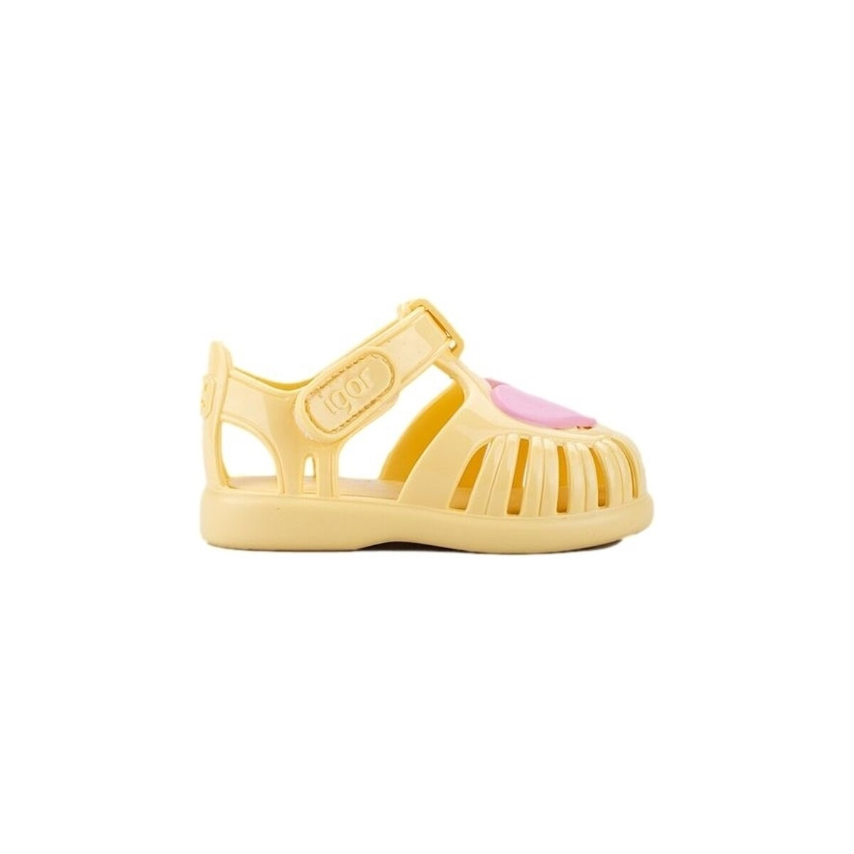 IGOR  Baby Sandals Tobby Gloss Love - Vanilla  Žlutá