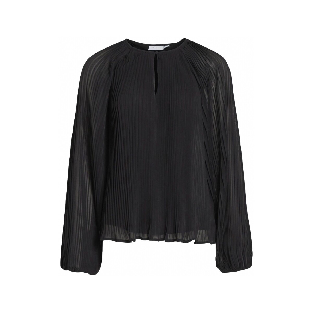 Vila  Top Celine L/S - Black  Černá