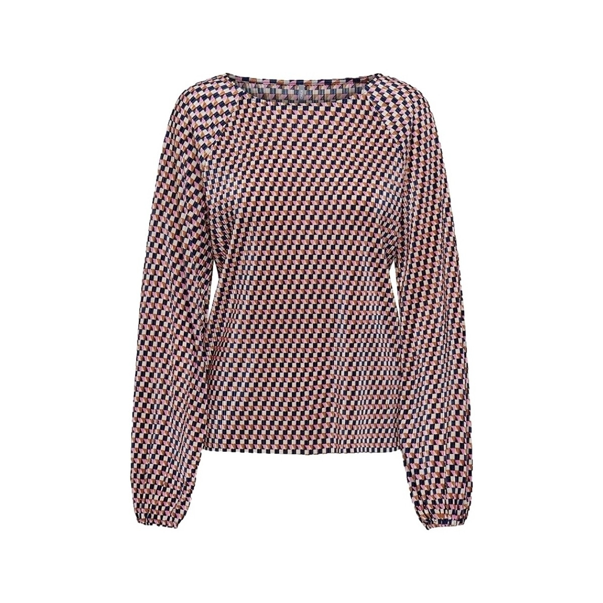 Only  Top Nisa L/S - Dress Blues  Růžová