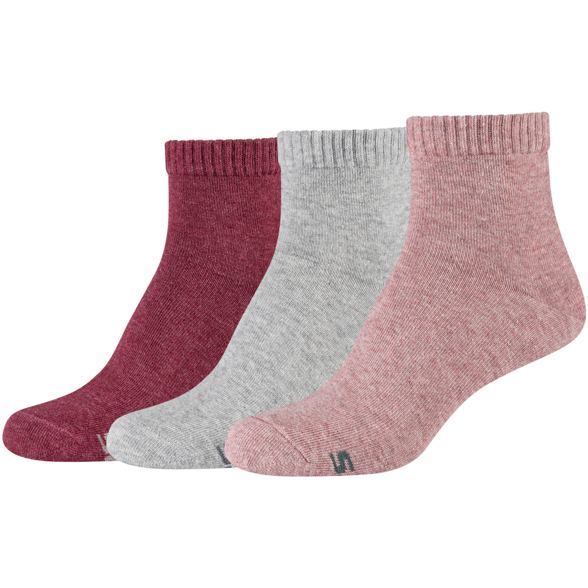 Skechers  3PPK Wm Casual Quarter Socks  ruznobarevne