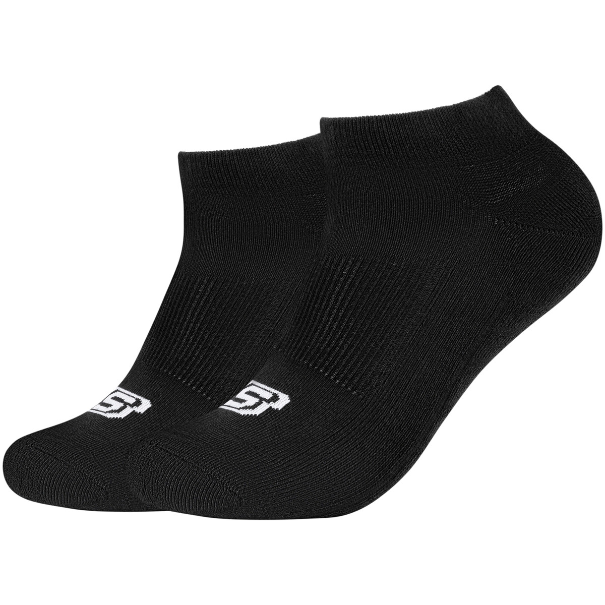 Skechers  2PPK Basic Cushioned Sneaker Socks  Černá