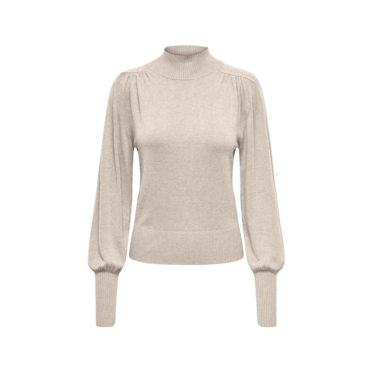 Only  Julia Life L/S Knit - Pumice Stone  Béžová