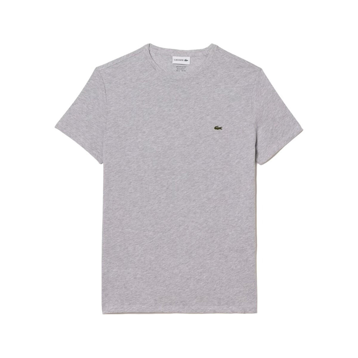 Lacoste  Regular Fit T-Shirt - Gris Chine  Šedá