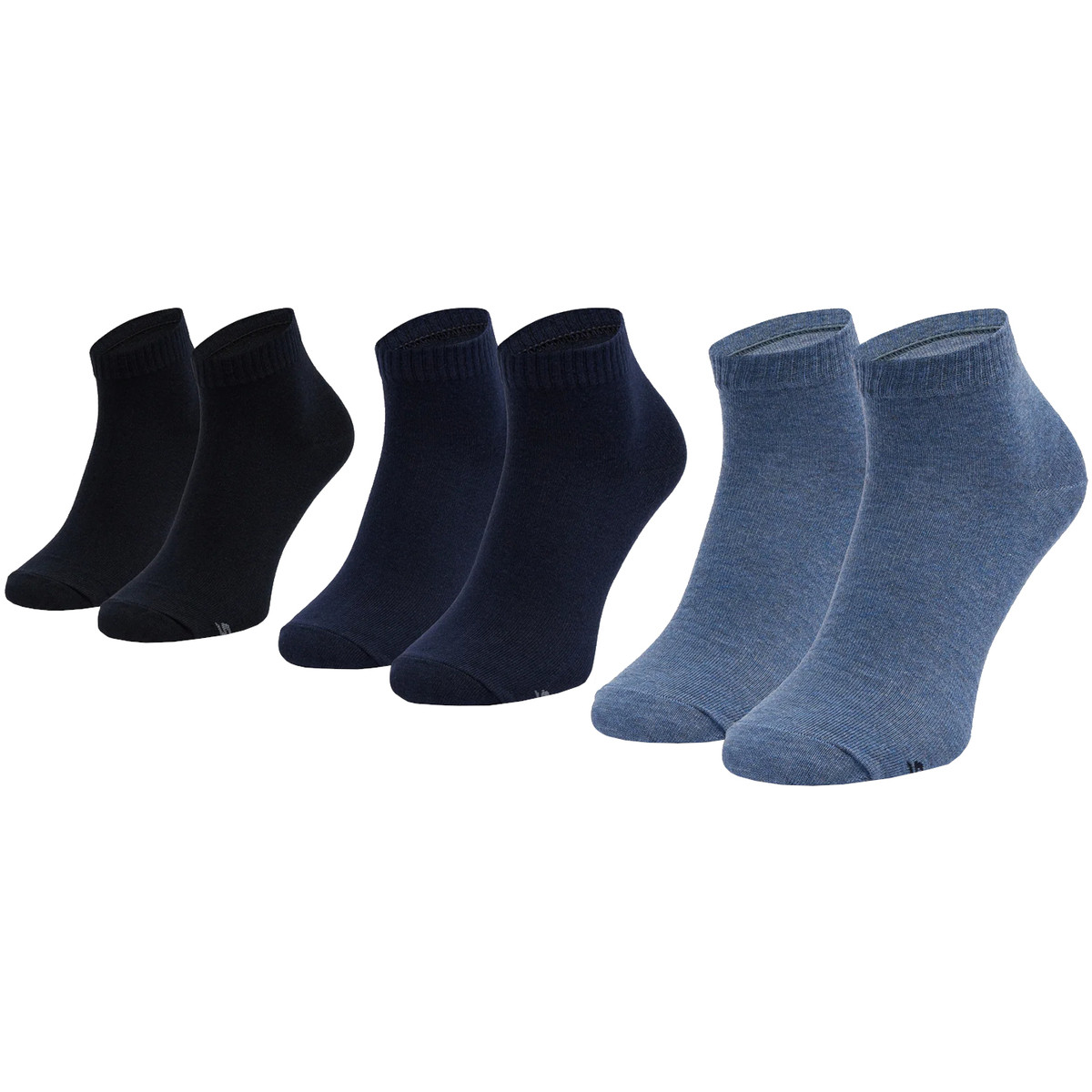 Skechers  3PPK Basic Quarter Socks  Modrá