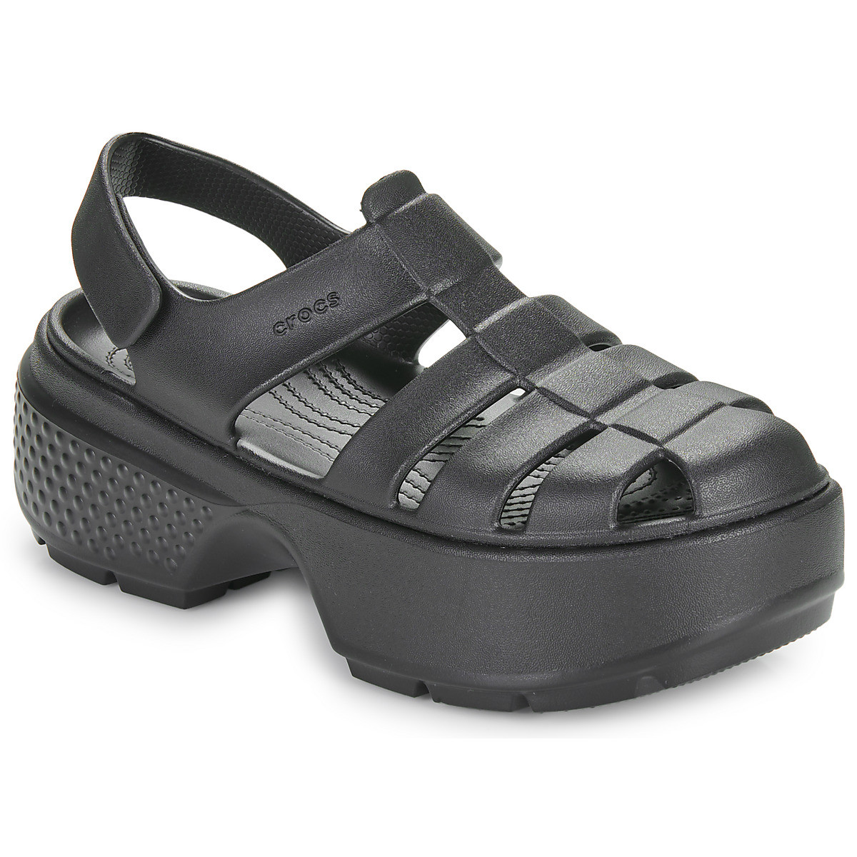 Crocs  Stomp Fisherman Sandal  Černá