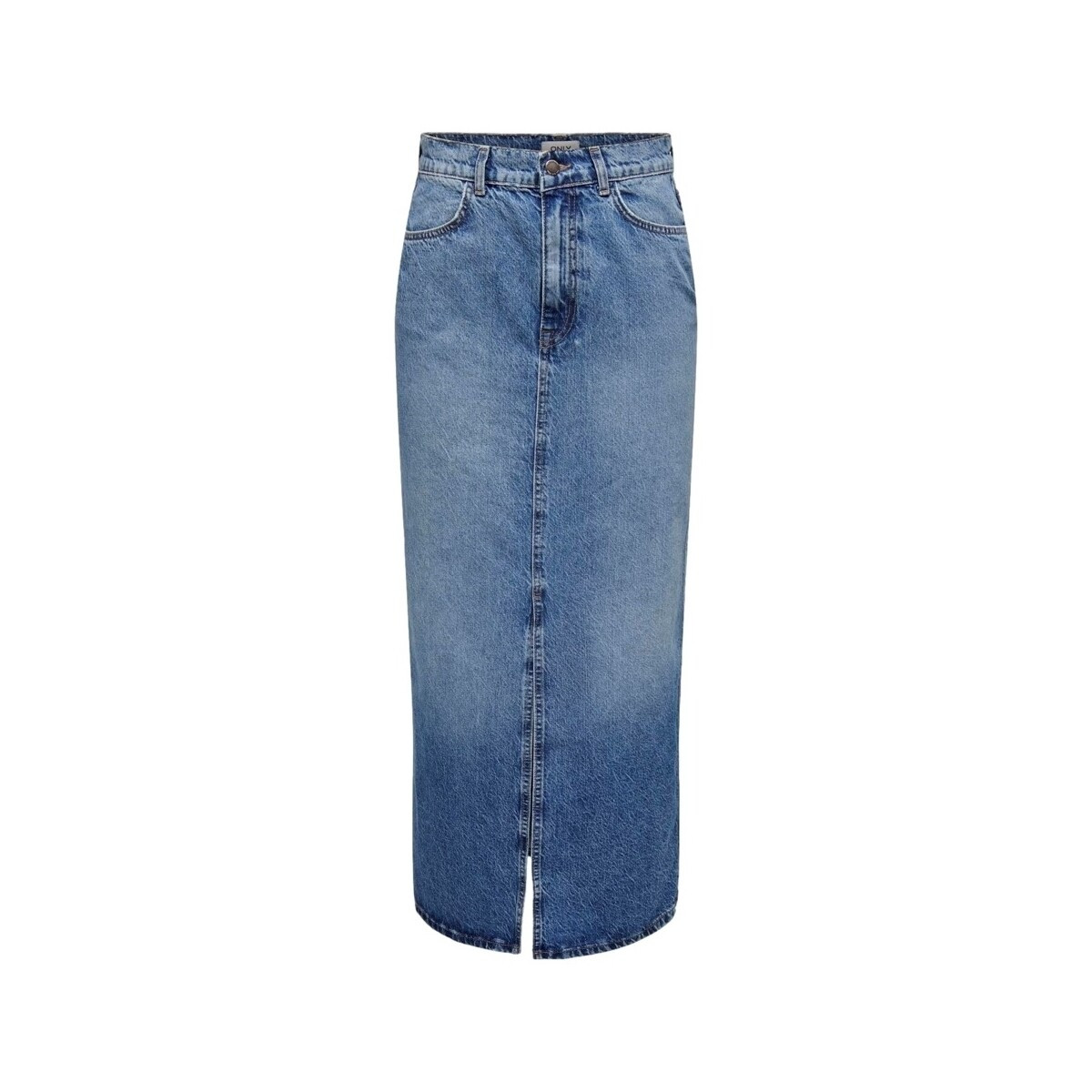 Only  Noos Cilla Long Skirt - Medium Blue Denim  Modrá