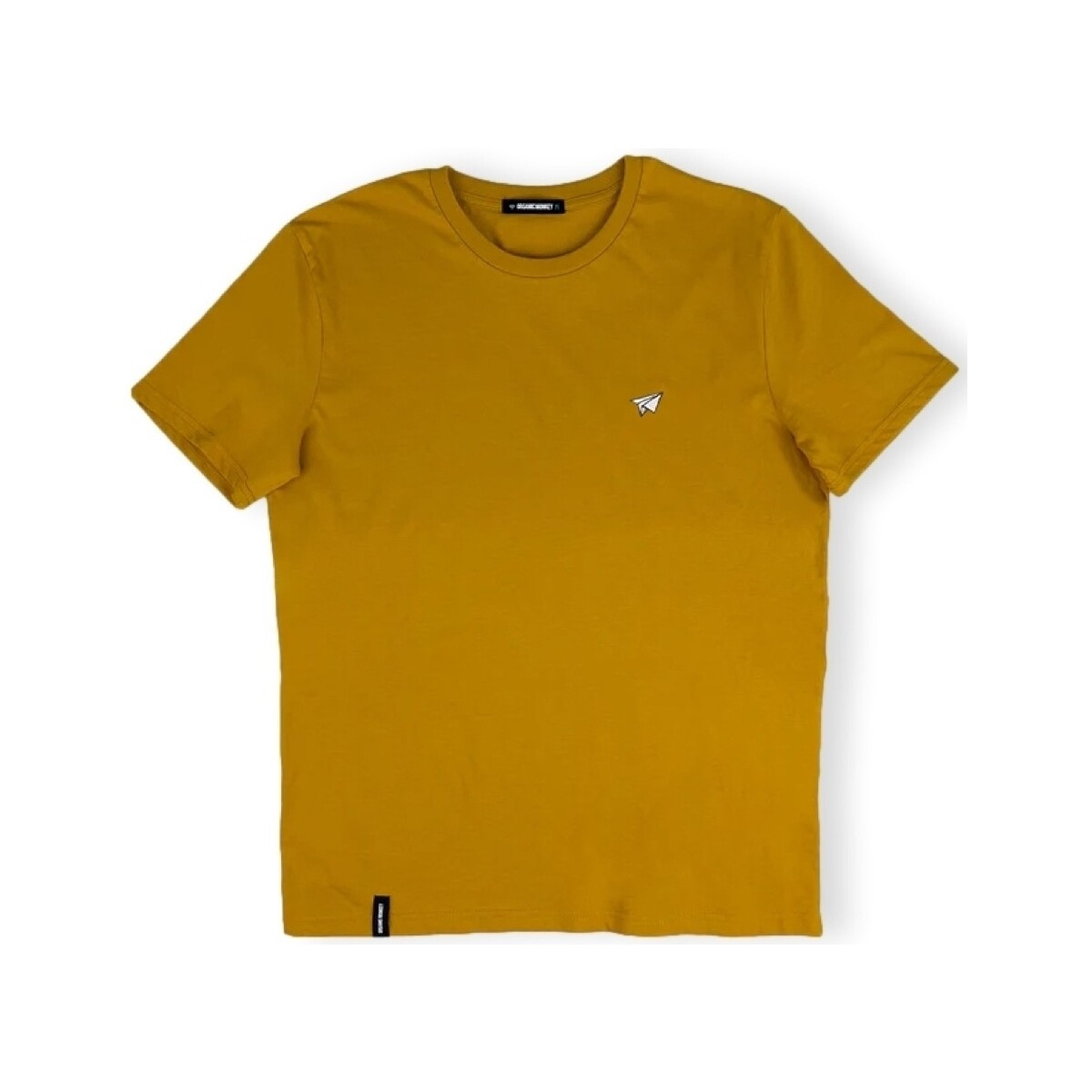 Organic Monkey  T-Shirt Paper Plane - Mustard  Žlutá