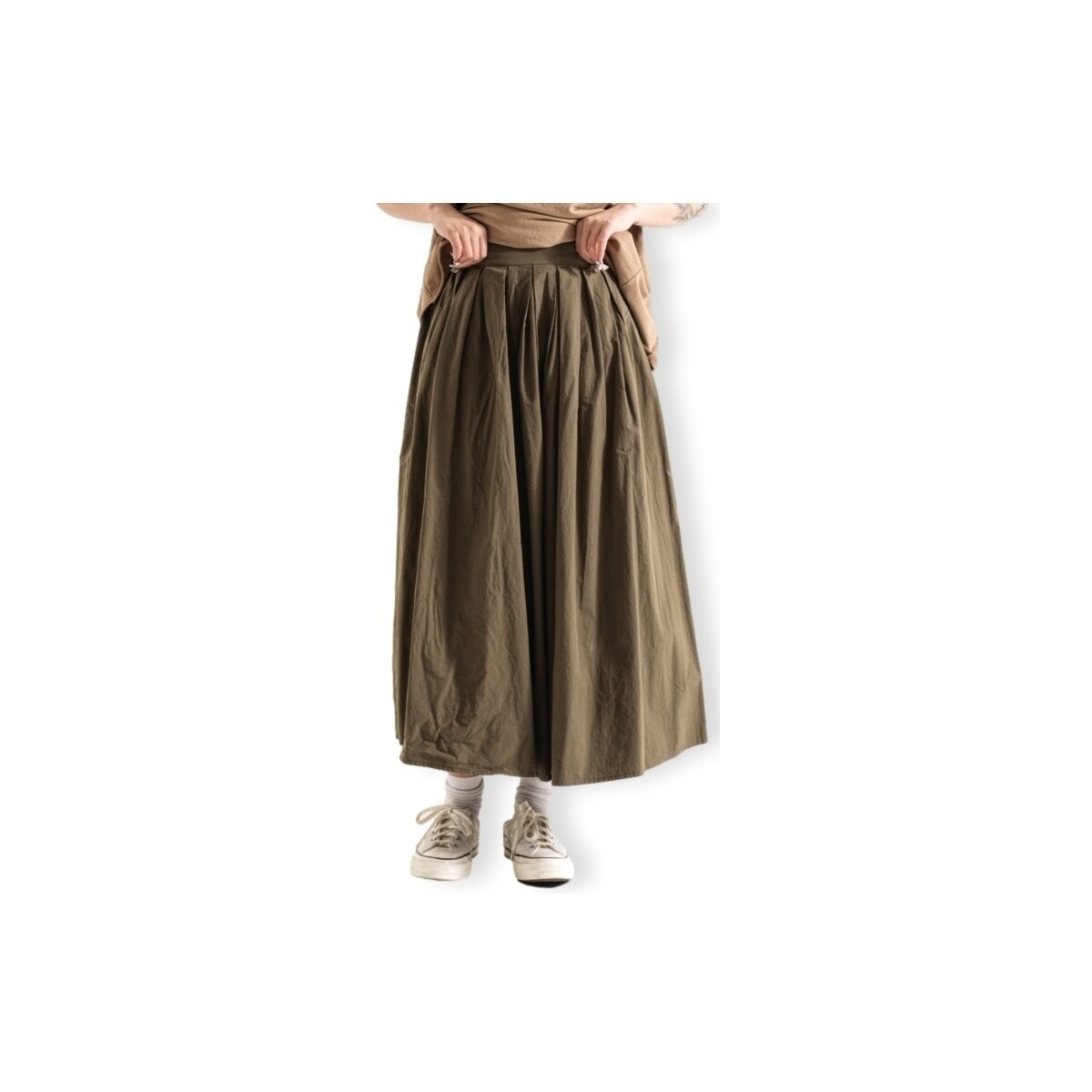 Wendy Trendy  Skirt 330024 - Olive  Zelená