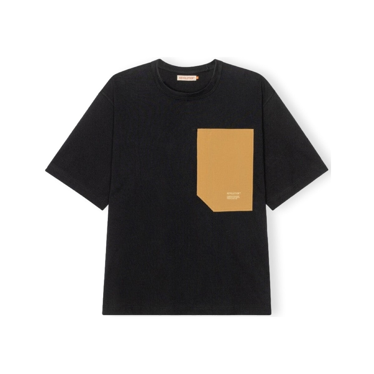 Revolution  T-Shirt Oversize 1361 - Black  Černá