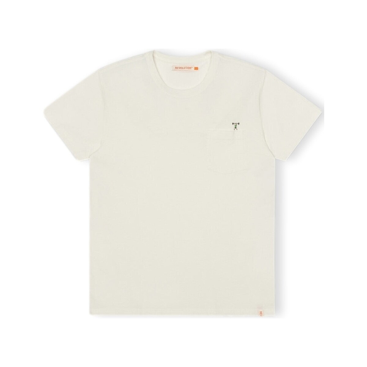 Revolution  T-Shirt Regular 1341 WEI - Off-White  Bílá