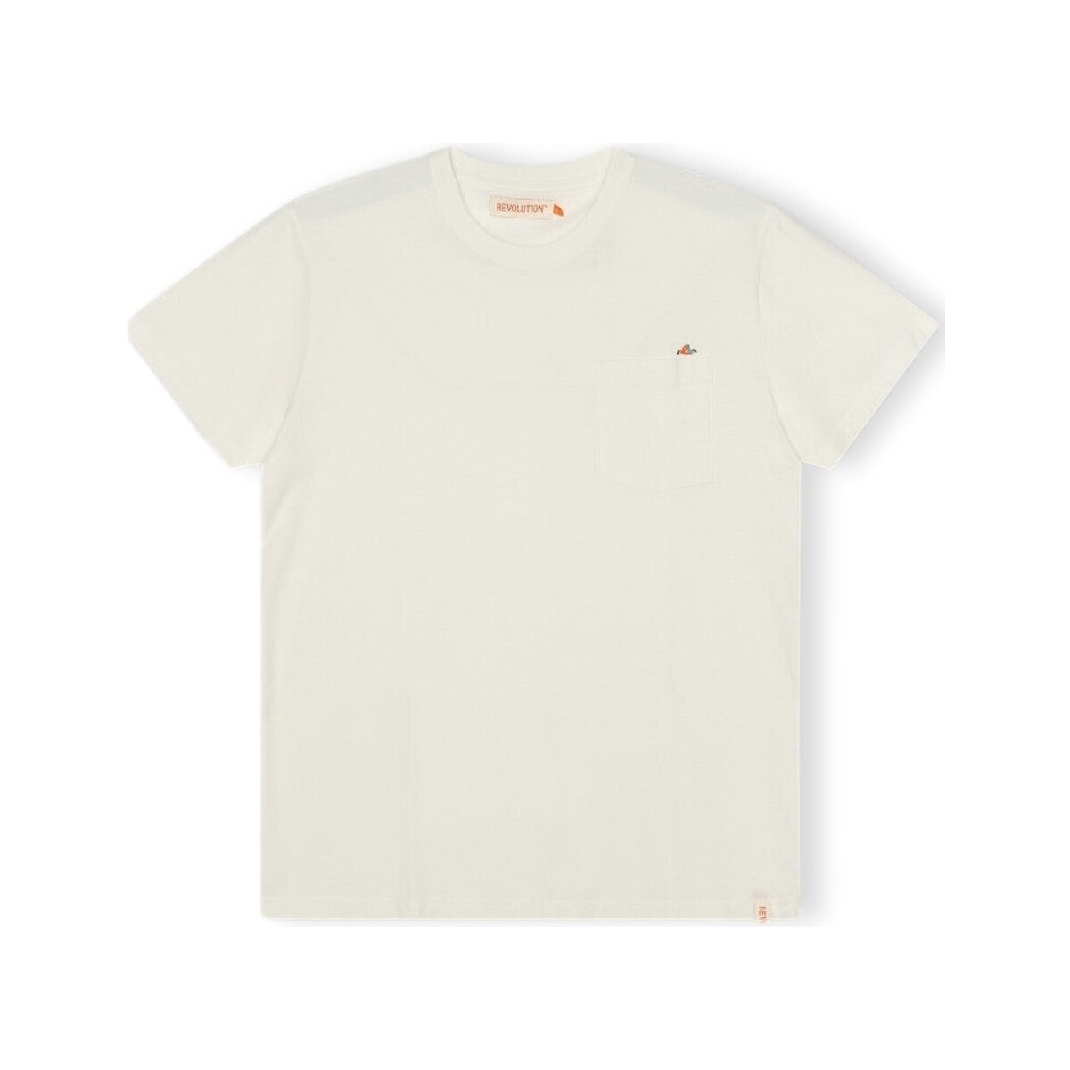 Revolution  T-Shirt Regular 1341 BOR - Off-White  Bílá
