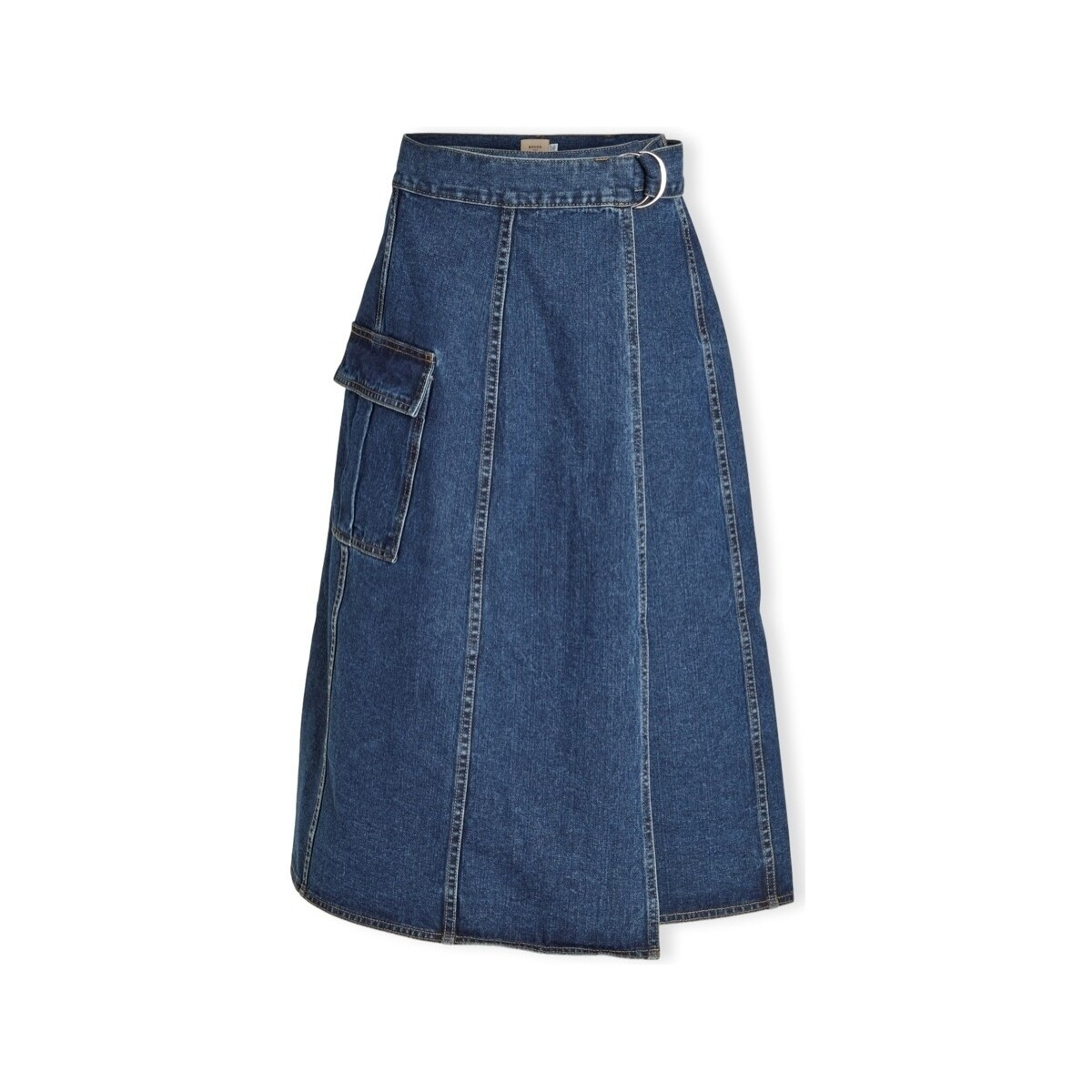 Vila  Norma Skirt - Medium Blue Denim  Hnědá