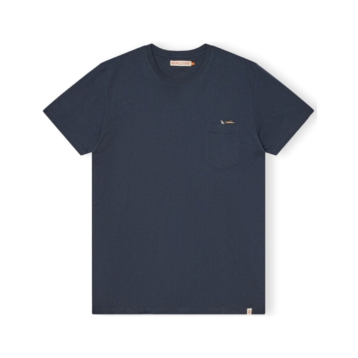 Revolution  T-Shirt Regular 1365 SHA - Blue  Modrá