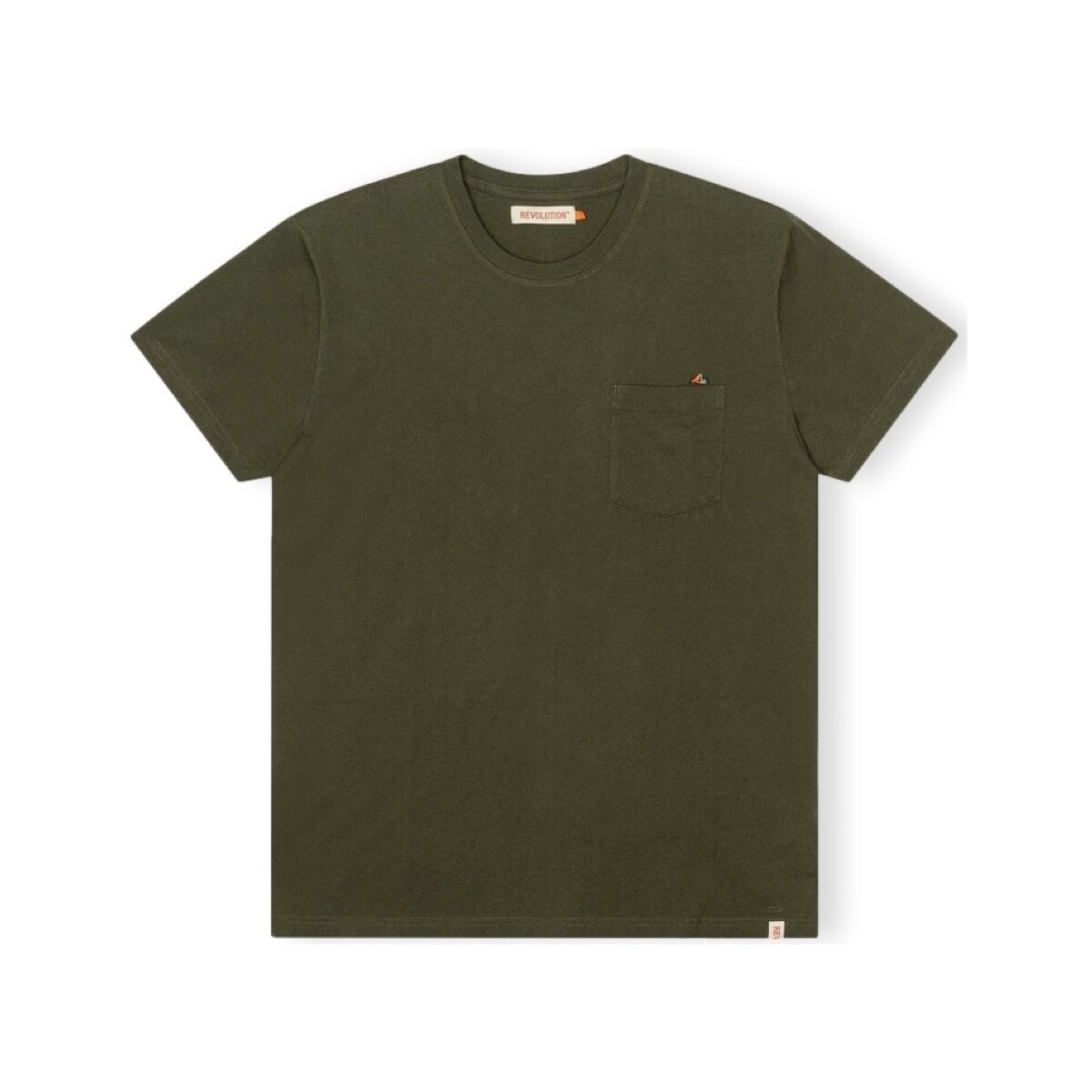 Revolution  T-Shirt Regular 1341 BOR - Army  Zelená