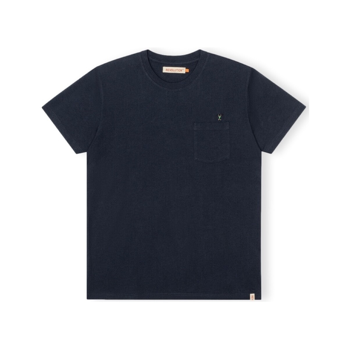 Revolution  T-Shirt Regular 1341 WEI - Navy  Modrá