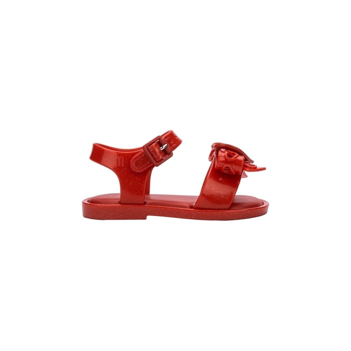 Melissa  MINI  Mar Baby Sandal Hot - Glitter Red  Zelená