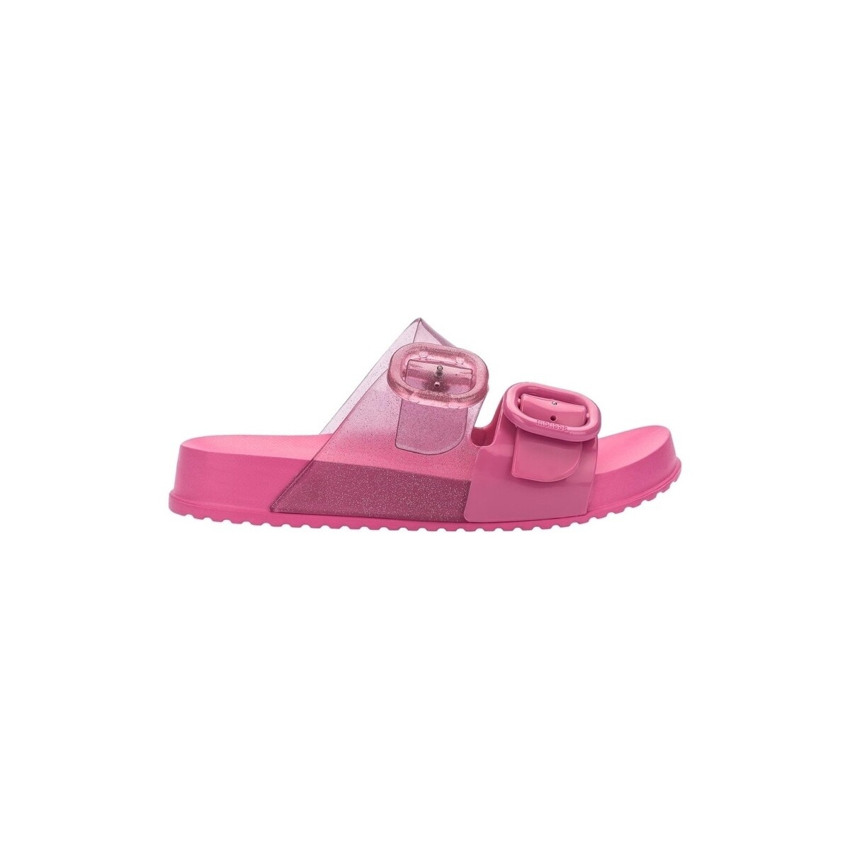Melissa  MINI  Kids Cozy Slide - Glitter Pink  Růžová