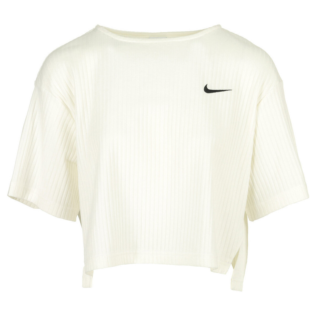Nike  Wms Nsw Rib Jersey Top  Bílá
