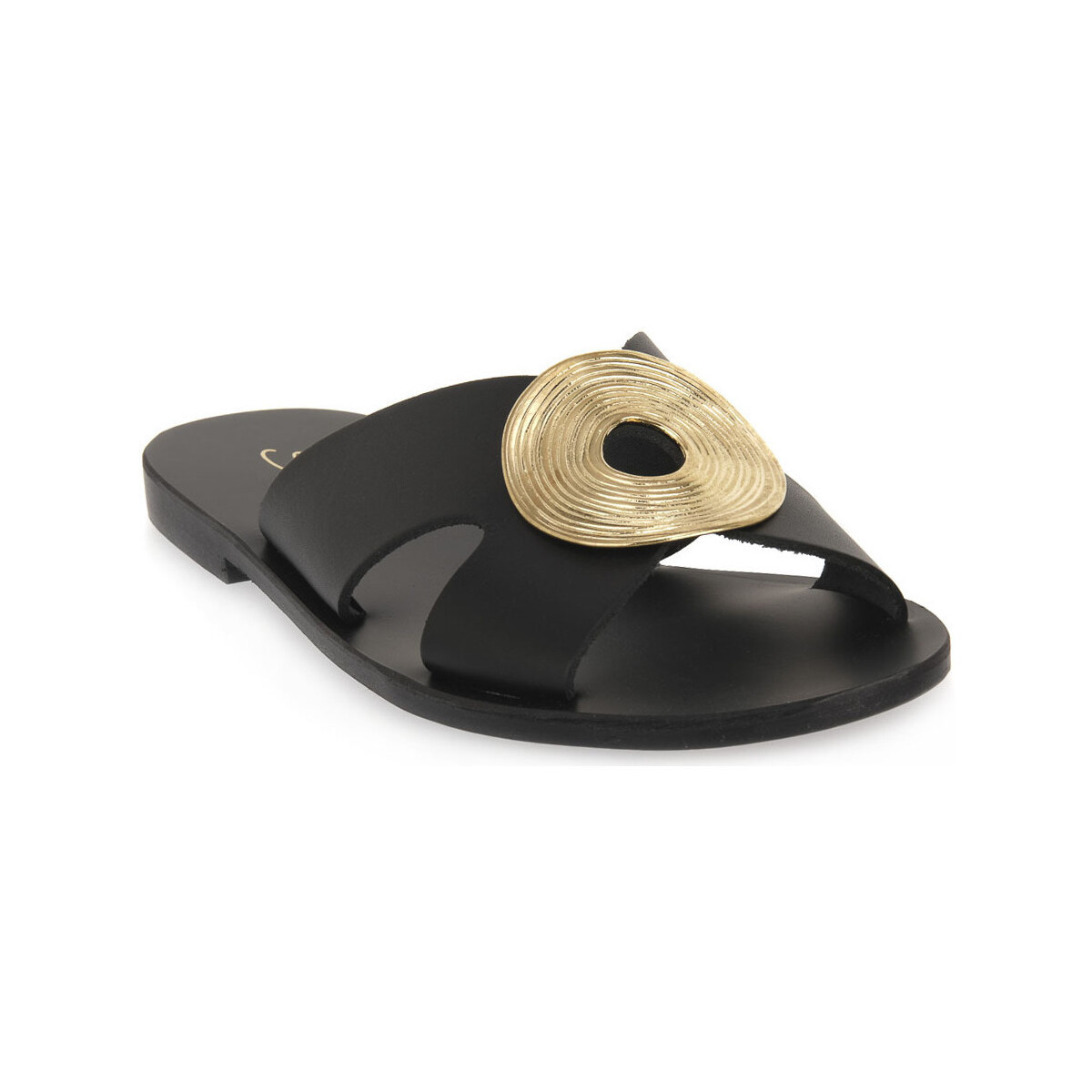 S.piero  FLAT SANDAL  Černá