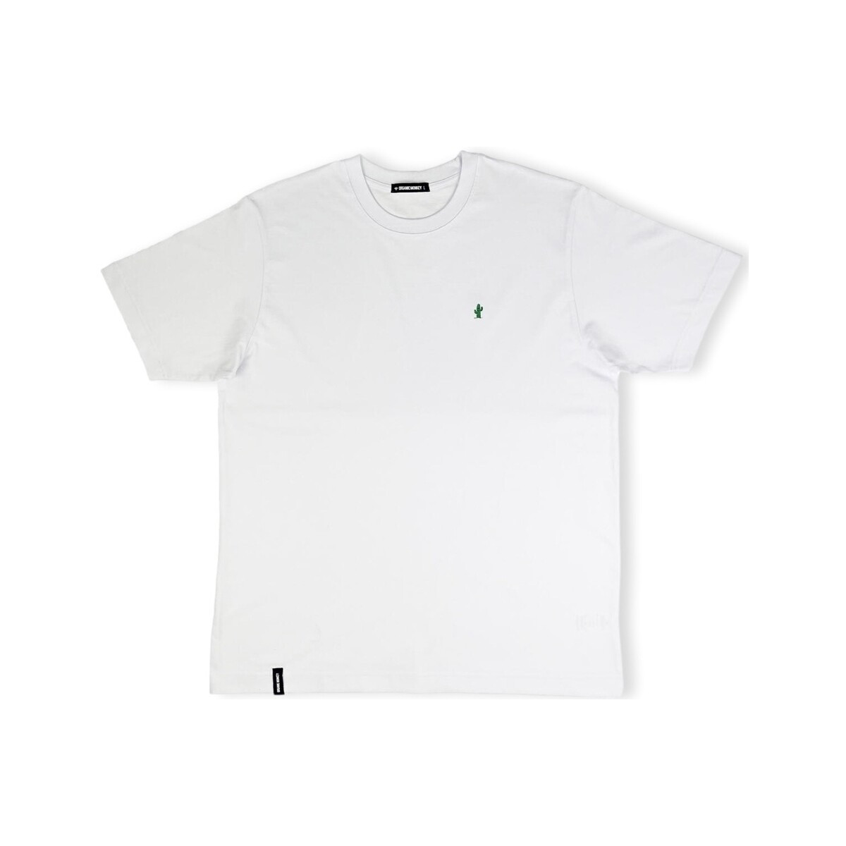 Organic Monkey  Spikey Lee T-Shirt - White  Bílá