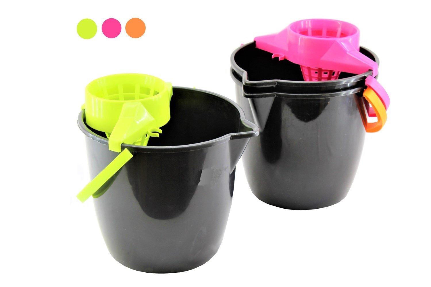 KOZÁČEK Vědro 12L PH + ždímací koš  BLACK, mix barev